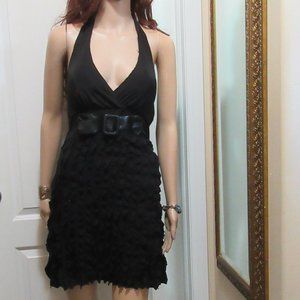 Ladies size Medium Black Halter style Dress